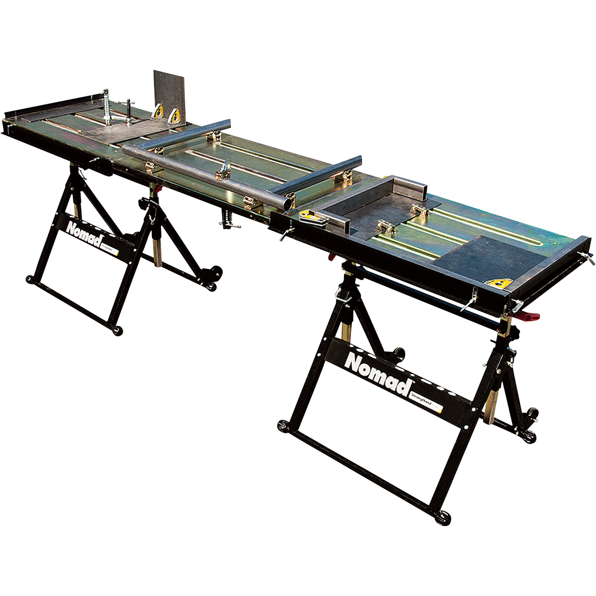 Strong Hand Tools Nomad Extended Welding Table and Tools Kit, 90in.L x 20in.W x 32in.H
